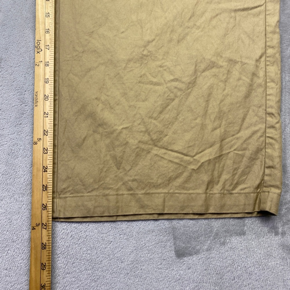 Banana Republic XXL Wide Leg High Rise Cargo Pants Tan Khaki Ankle Drawstring - Picture 9 of 10